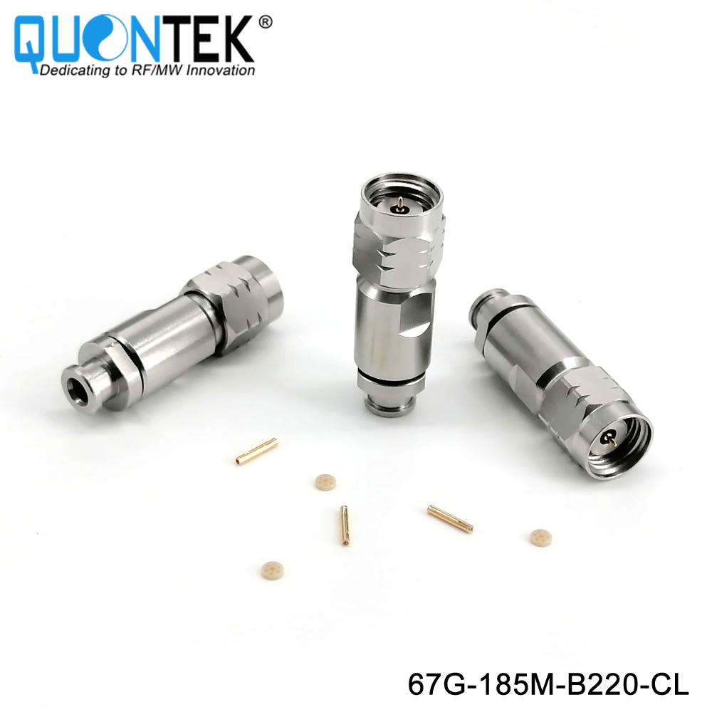 Precision Connector,1.85mm male for QTB220 cable,to 67GHz