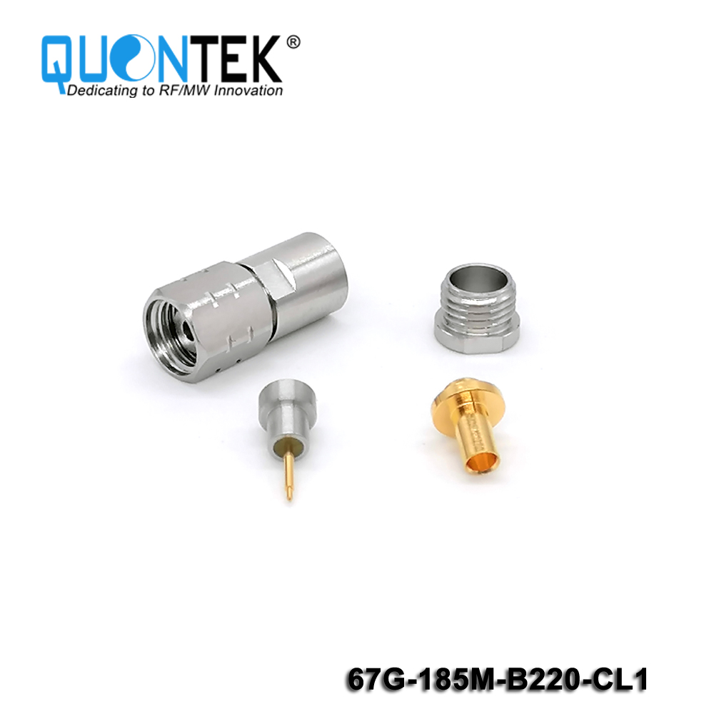 Precision Connector,1.85mm male for QTB220 cable,to 67GHz