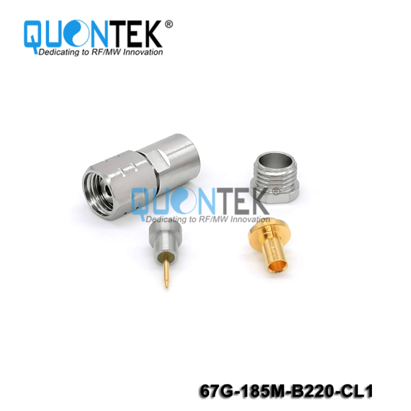Precision Connector,1.85mm male for QTB220 cable,to 67GHz
