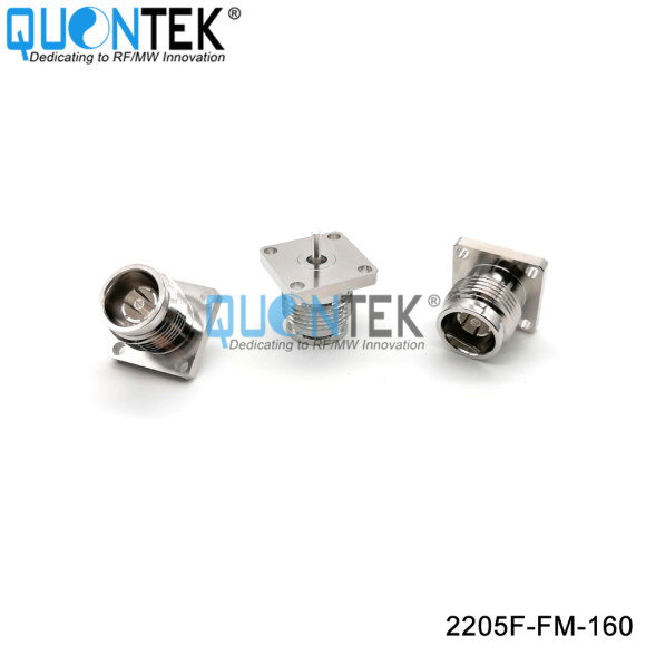 Low PIM connector,2.2-5 female ,4-Hole flange mounted