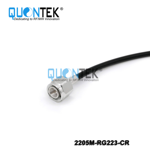 Standard connector,2.2-5 Male,RG223/RG142/RG400 cable,Crimp type