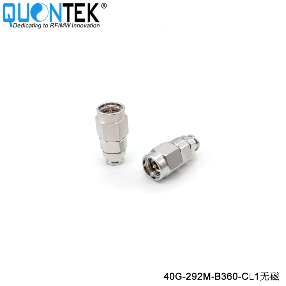 High frequency non-magnetic connector,2.92 Male for QTB360 cable,Clamp type,to 40GHz