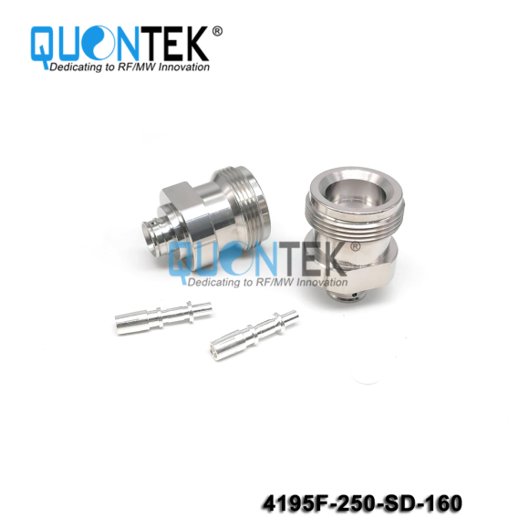 Low PIM Connector,4.1-9.5 female,.250"/RG401/SF250 Cable,Solder Type