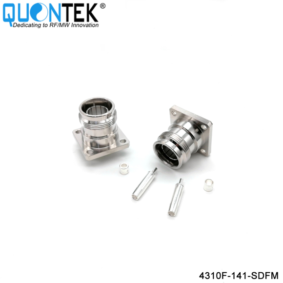 Low PIM Connector,4.3-10 Female for 141/RG402/TFT402 Cable,Solder Type