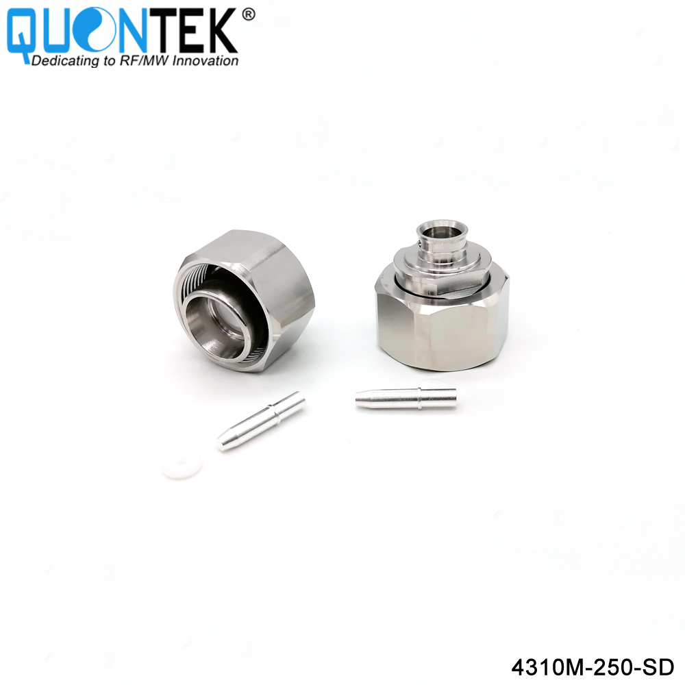 Low PIM Connector,4.3-10 Male for .250"Cable