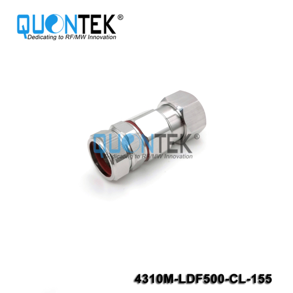 Low PIM Connector,4.3-10 Male,1/2" corrugated Cable,Clamp Type