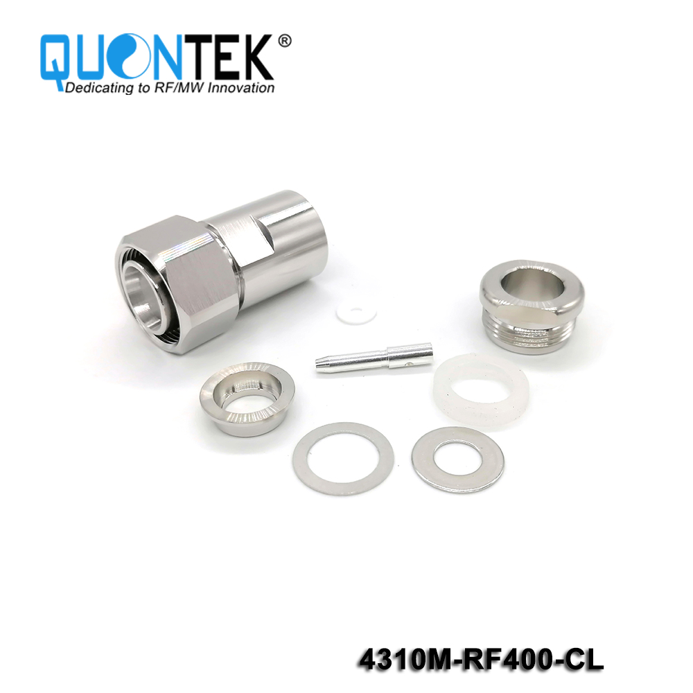 Standard connector,4.3-10 Male for RF4000 Cable,Clamp type