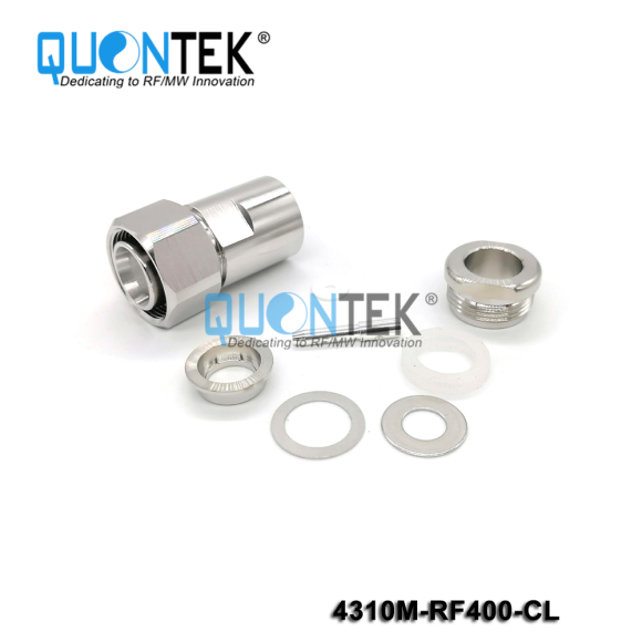 Standard connector,4.3-10 Male for RF4000 Cable,Clamp type