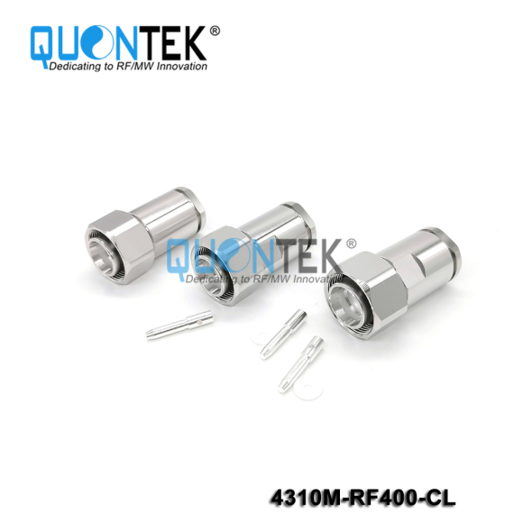 Standard connector,4.3-10 Male for RF4000 Cable,Clamp type