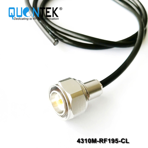 Standard Connector,4.3-10 Male,RG58/RG303/RF195 Cable,Clamp Type
