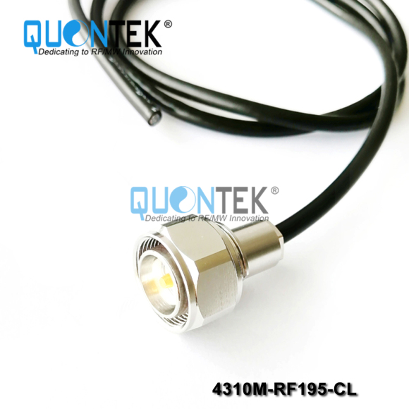 Standard Connector,4.3-10 Male,RG58/RG303/RF195 Cable,Clamp Type