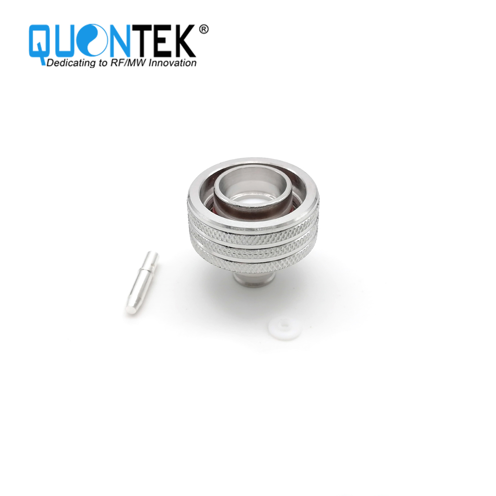 Low PIM Connector,4.3-10 Male Quick Lock for ."250Cable,Solder Type