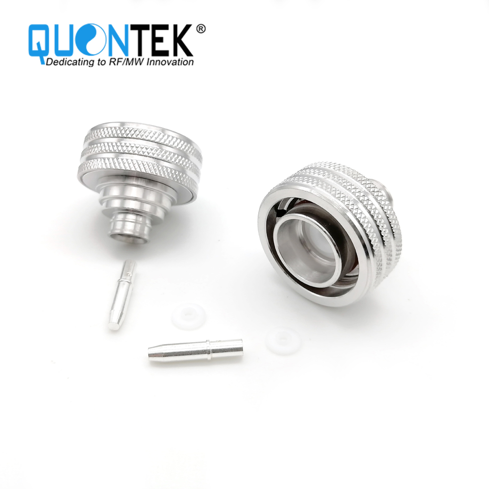 Low PIM Connector,4.3-10 Male Quick Lock for ."250Cable,Solder Type