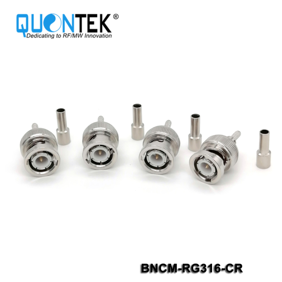 Standard connector,BNC male for RG316,RG174,RF100 cable