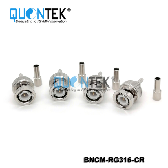 Standard connector,BNC male for RG316,RG174,RF100 cable