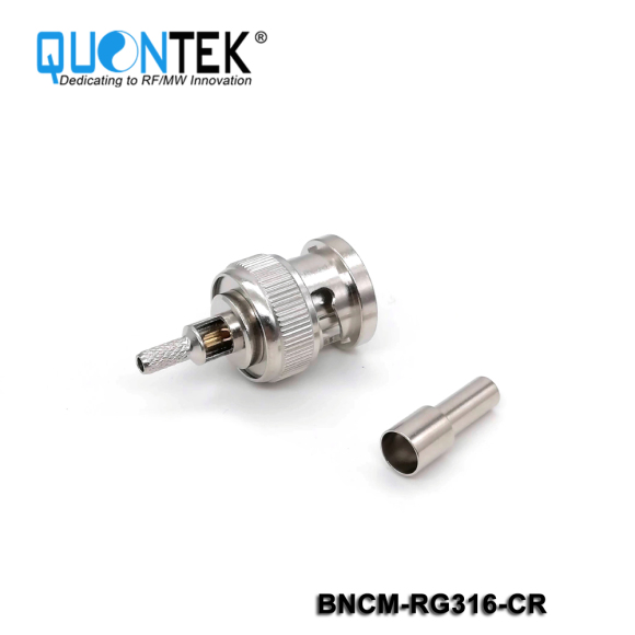 Standard connector,BNC male for RG316,RG174,RF100 cable