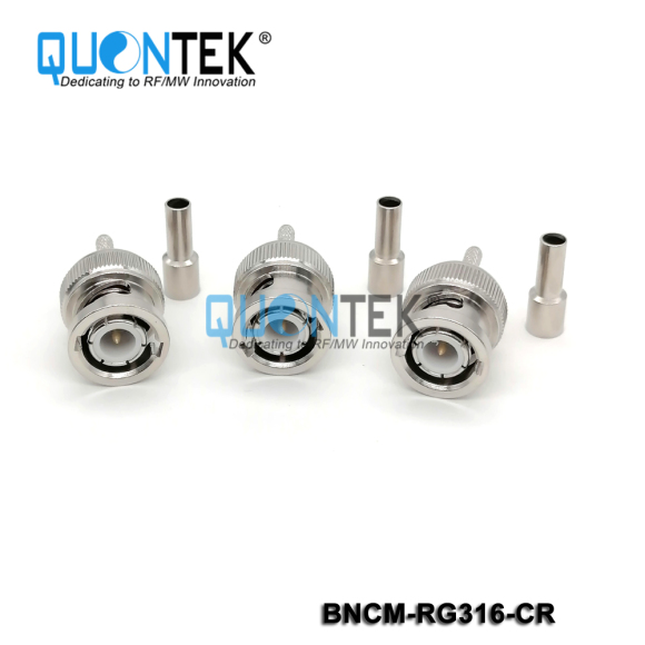 Standard connector,BNC male for RG316,RG174,RF100 cable