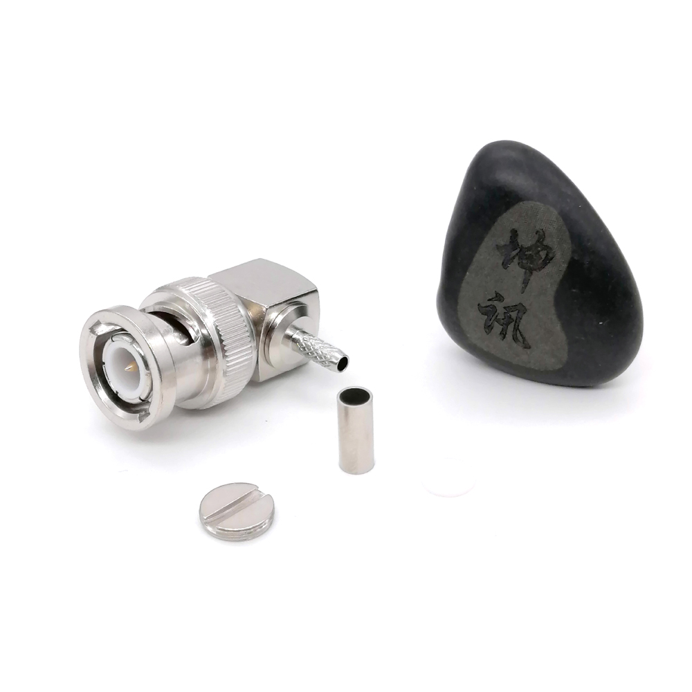 Standard connector,BNC RA male for RG316,RG174,LMR100 cable