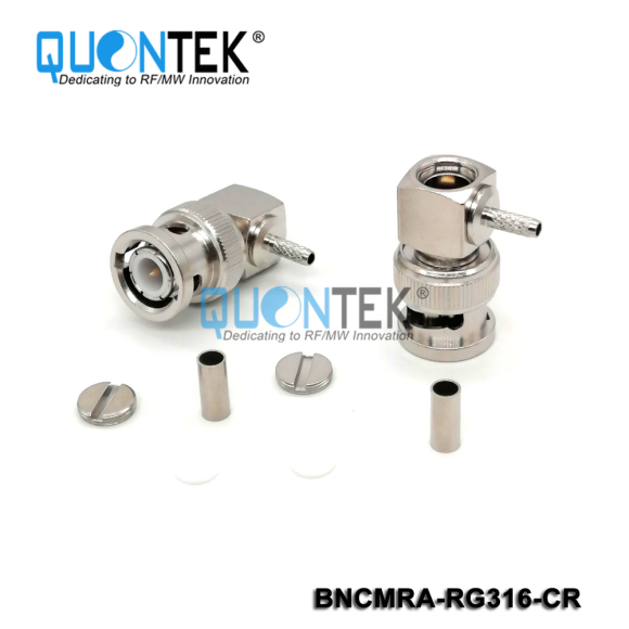 Standard connector,BNC RA male for RG316,RG174,RF100 cable