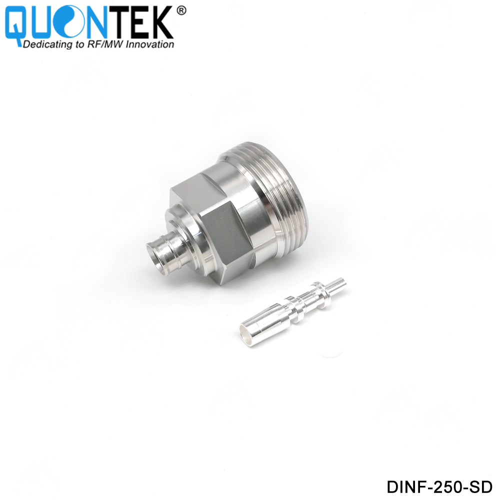Low PIM Connector,DIN female,.250“/RG401/SPP250 cable