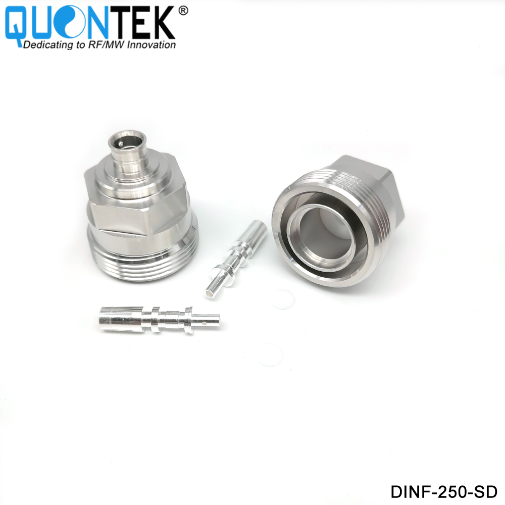 Low PIM Connector,DIN female,.250“/RG401/SPP250 cable