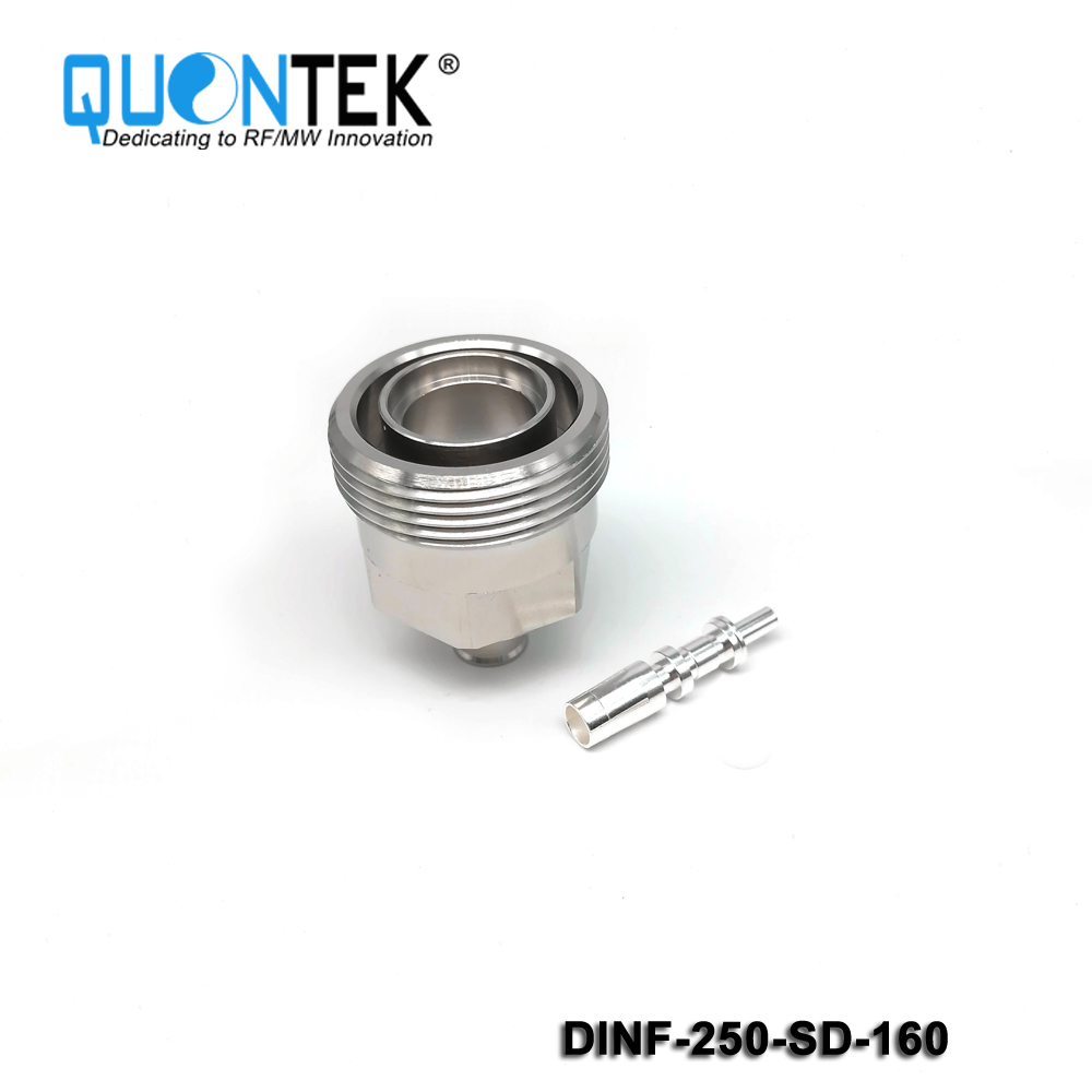Low PIM Connector,DIN female,.250“/RG401/SPP250/SF250/Super Flex 1/4" cable