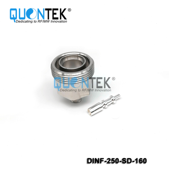 Low PIM Connector,DIN female,.250“/RG401/SPP250/SF250/Super Flex 1/4" cable