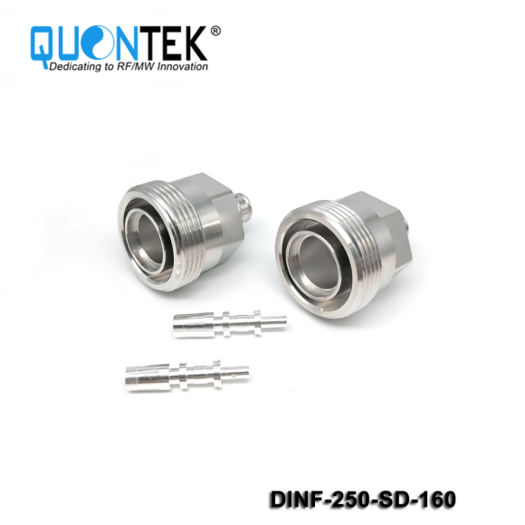 Low PIM Connector,DIN female,.250“/RG401/SPP250/SF250/Super Flex 1/4" cable