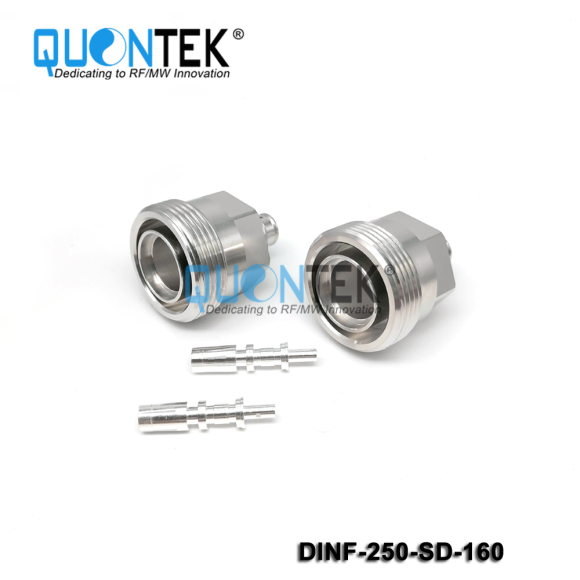 Low PIM Connector,DIN female,.250“/RG401/SPP250/SF250/Super Flex 1/4" cable