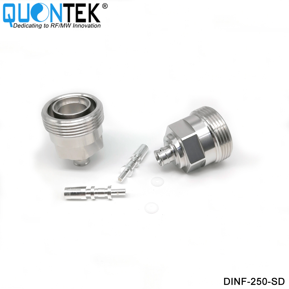 Low PIM Connector,DIN female,.250“/RG401/SPP250 cable