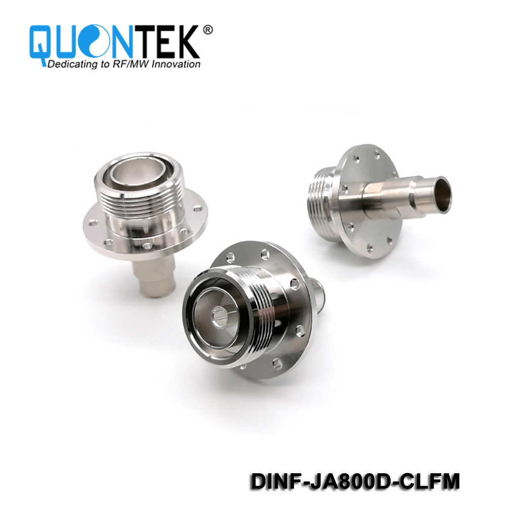 Standard Connector,DIN female,Flange mounted,for JA800D cable,clamp type