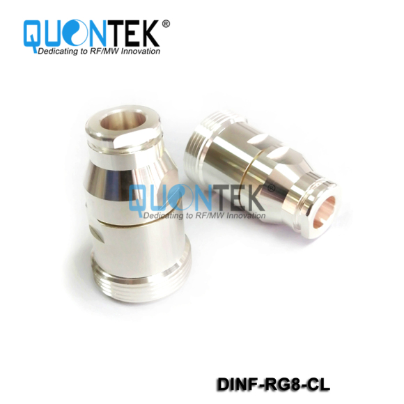 Standard Connector,DIN Female,RG8/RG9/RG213/RG214/RG393 Cable,Clamp Type