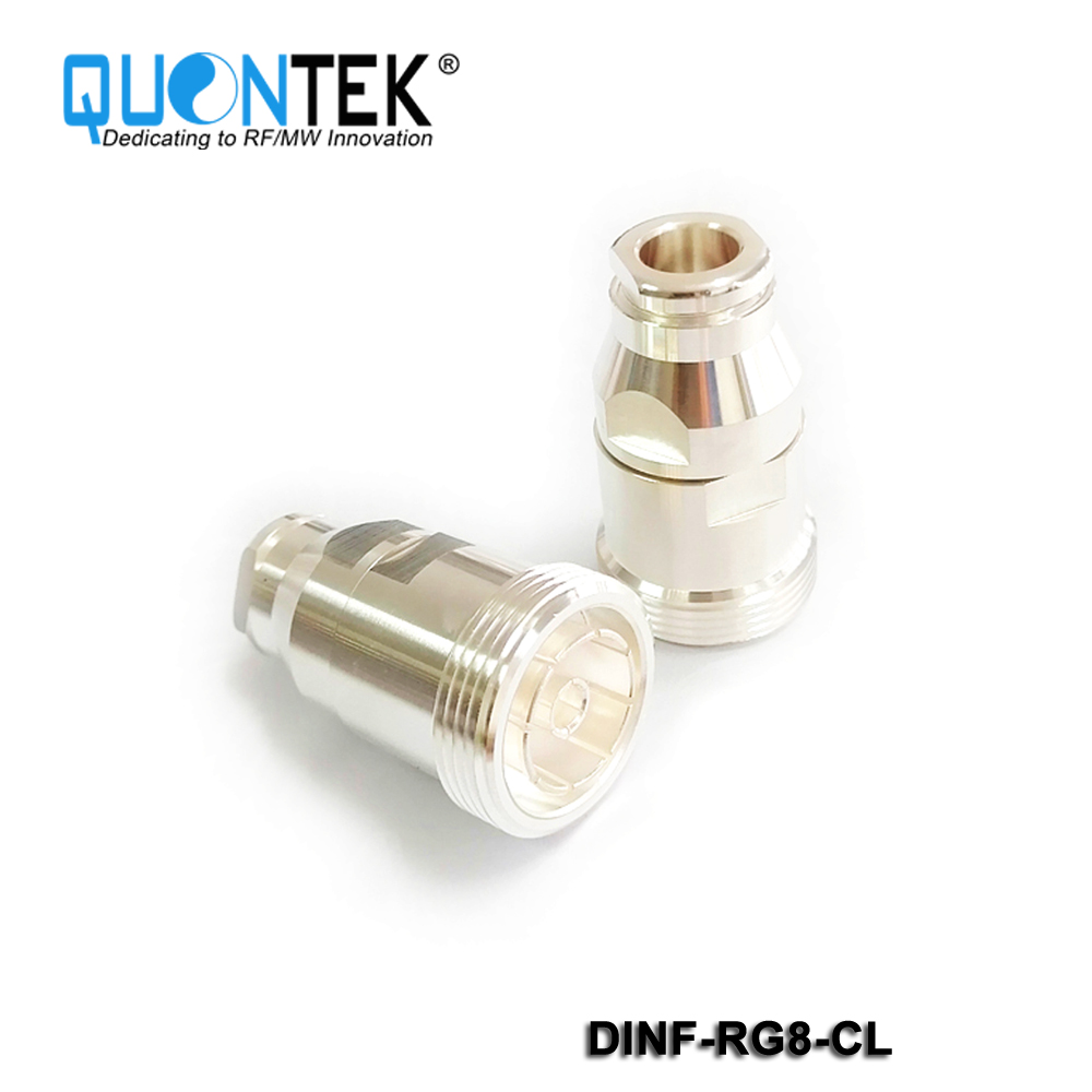 Standard Connector,DIN Female,RG8/RG9/RG213/RG214/RG393 Cable,Clamp Type