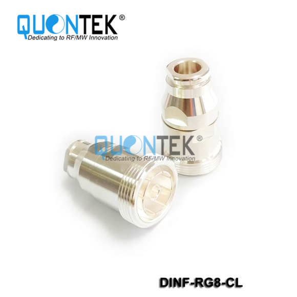 Standard Connector,DIN Female,RG8/RG9/RG213/RG214/RG393 Cable,Clamp Type
