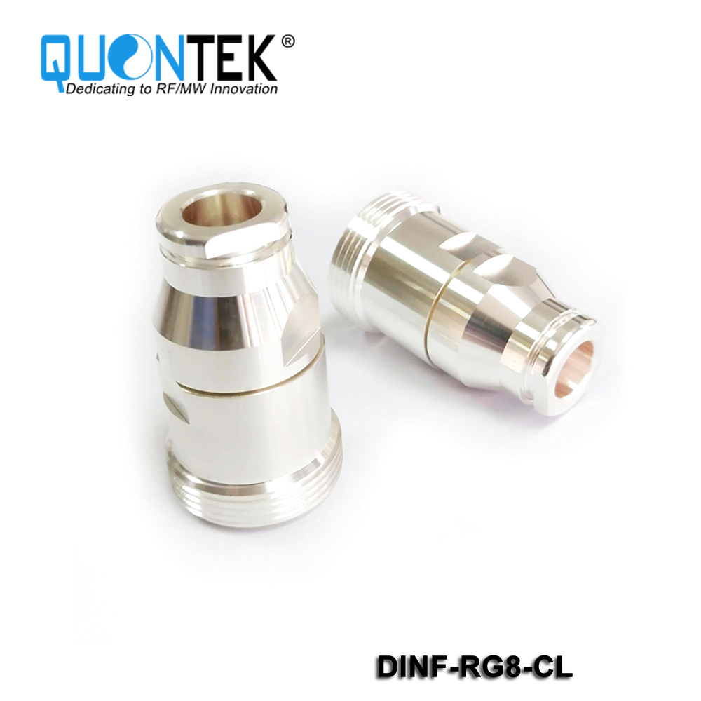Standard Connector,DIN Female,RG8/RG9/RG213/RG214/RG393 Cable,Clamp Type