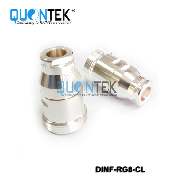 Standard Connector,DIN Female,RG8/RG9/RG213/RG214/RG393 Cable,Clamp Type