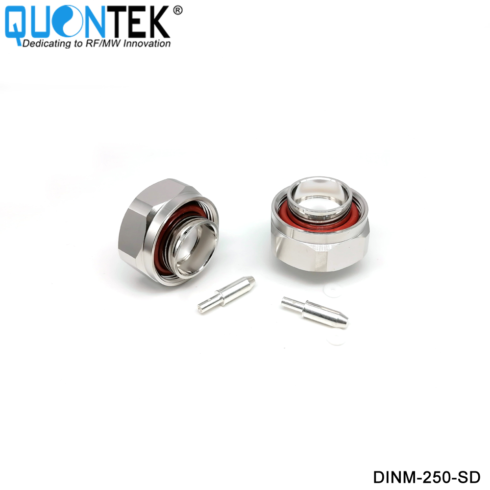 Low PIM Connector,DIN male,.250“/RG401/SPP250 cable