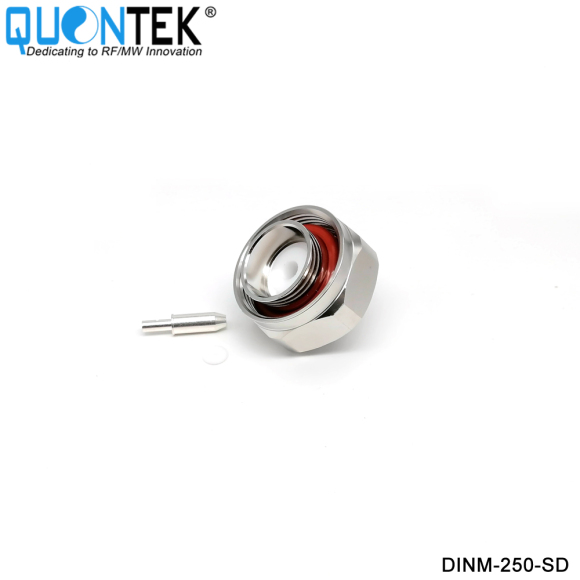Low PIM Connector,DIN male,.250“/RG401/SPP250 cable