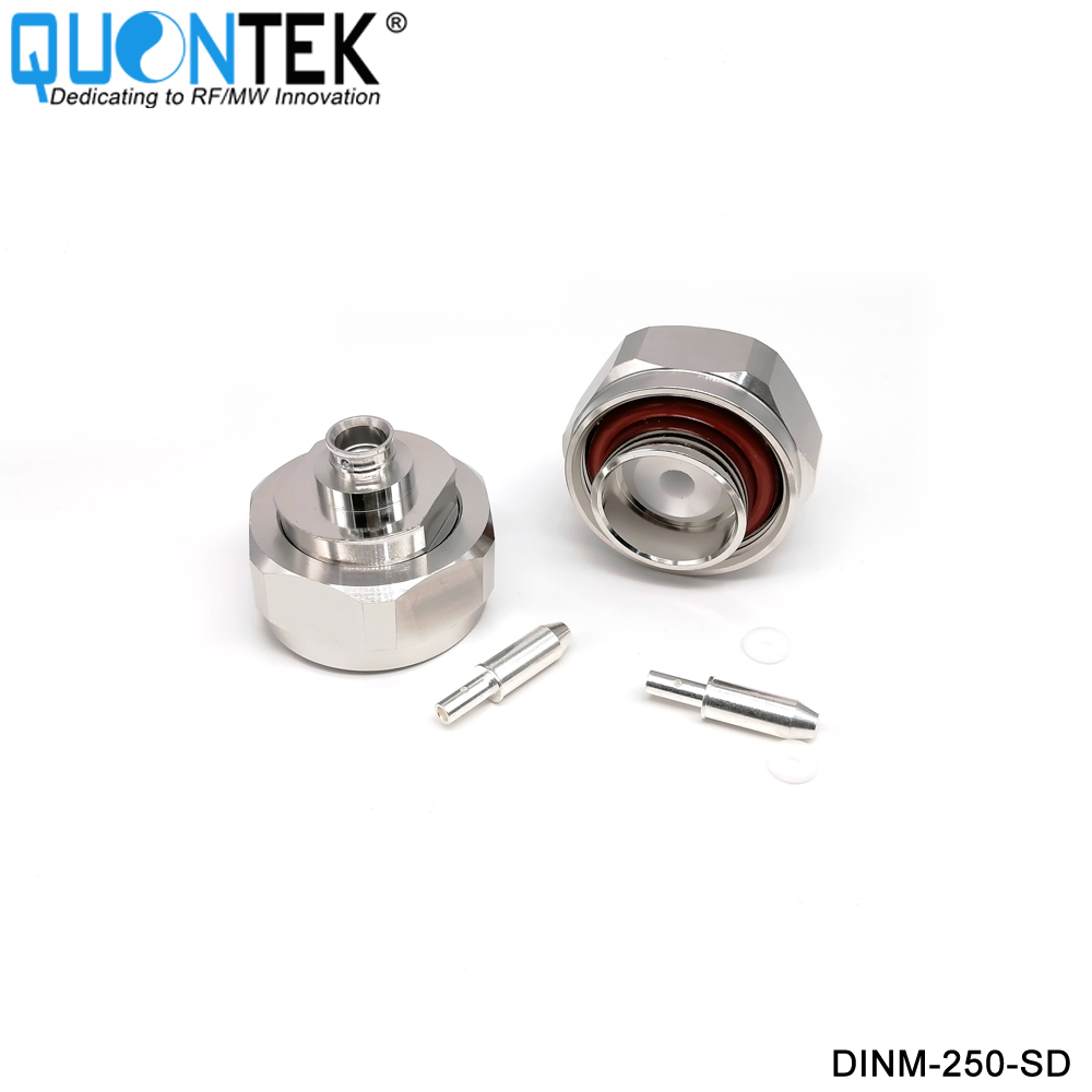 Low PIM Connector,DIN male,.250“/RG401/SPP250 cable