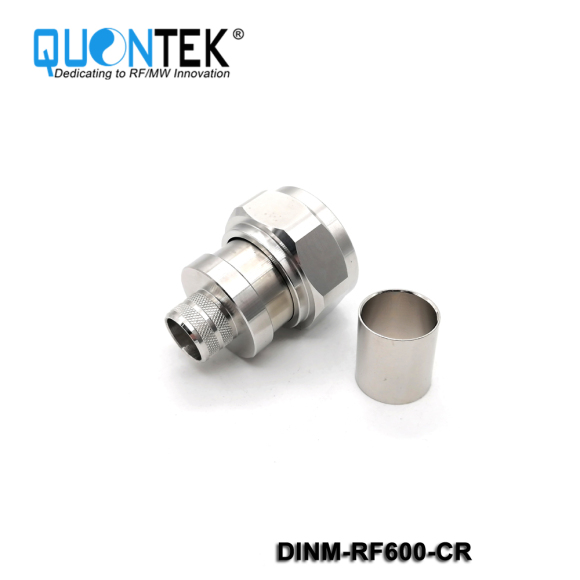 Standard Connector,DIN male for RF600 cable,Crimp type