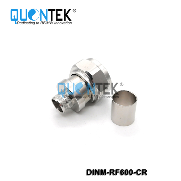 Standard Connector,DIN male for RF600 cable,Crimp type
