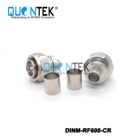 Standard Connector,DIN male for RF600 cable,Crimp type