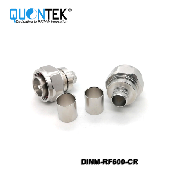 Standard Connector,DIN male for RF600 cable,Crimp type