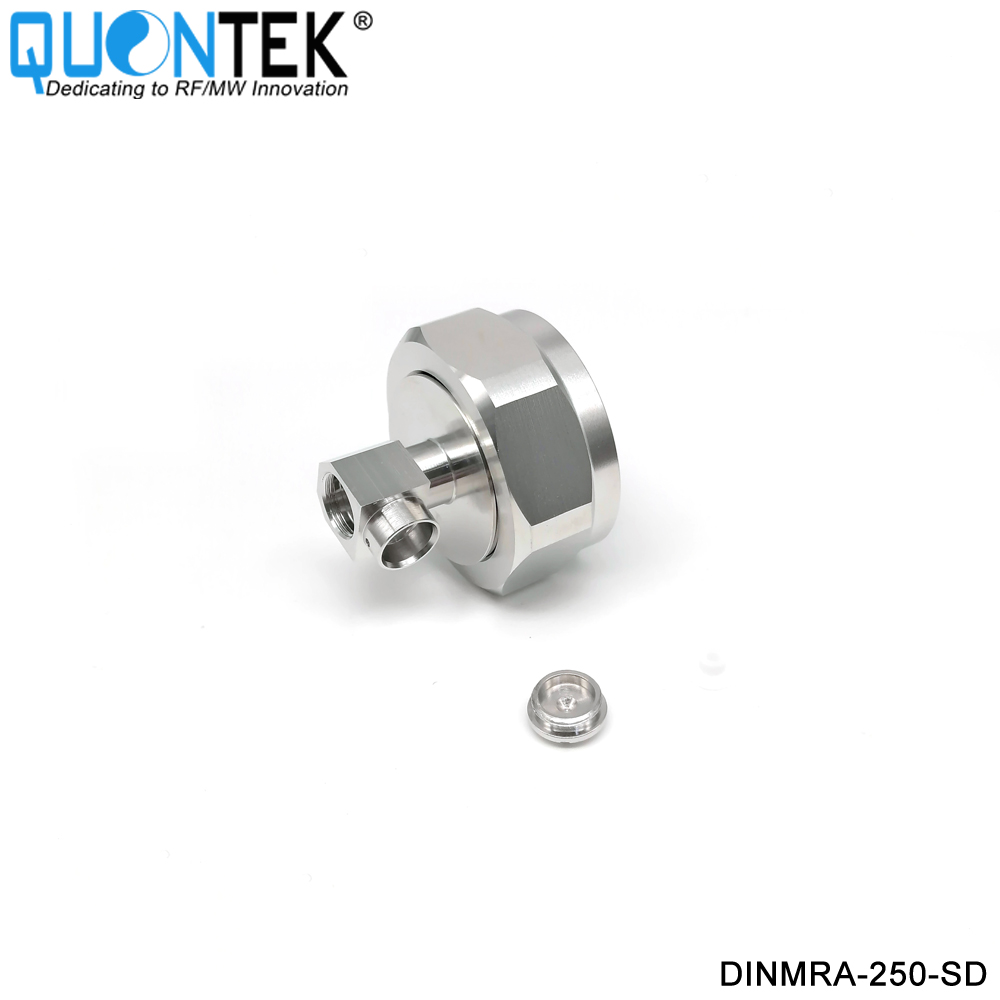 Low PIM Connector,DIN R/A male,.250“/RG401/SPP250 cable