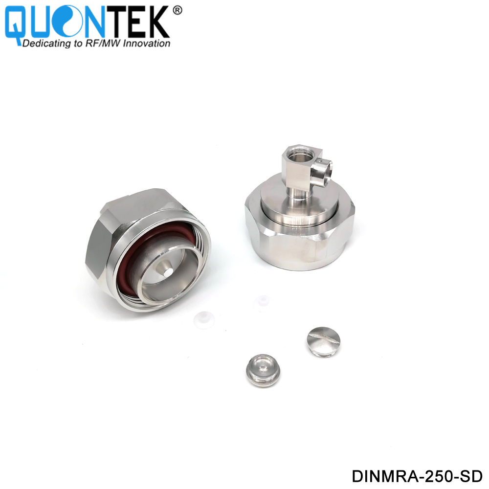 Low PIM Connector,DIN R/A male,.250“/RG401/SPP250 cable