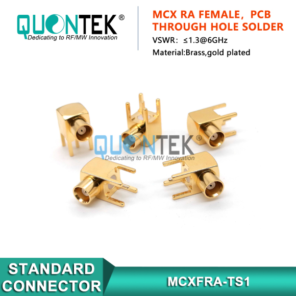 Standard Connector,MCX female,PCB through hole solder type Standard Connector,MCX female,PCB through hole solder type
