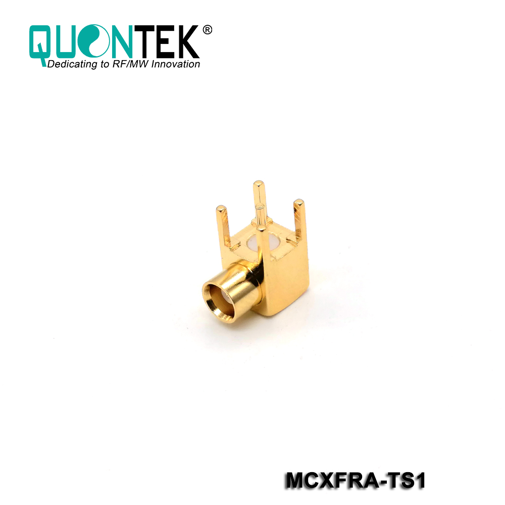 Standard Connector,MCX female,PCB through hole solder type