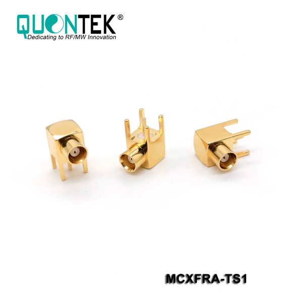 Standard Connector,MCX female,PCB through hole solder type