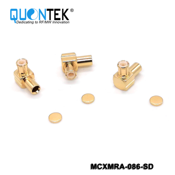 Standard Connector,MCX RA male for 086 cable,Solder type
