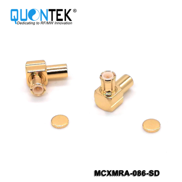 Standard Connector,MCX RA male for 086 cable,Solder type